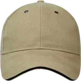 FWRD Classic Sandwich Cap Khaki-Black Front